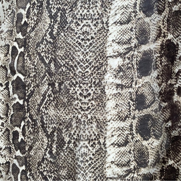 Better B. Snake Print Sleeveless High Low Brown Dress Women's Size M - Picture 7 of 15